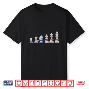 Chess Pieces Fighter Gift Jujitsu Bjj Professional Humor Funny Shirt