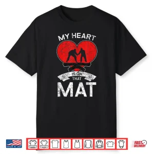 My Heart Is On That Mat Jiu Jitsu Bjj Martial Arts Identity Shirt