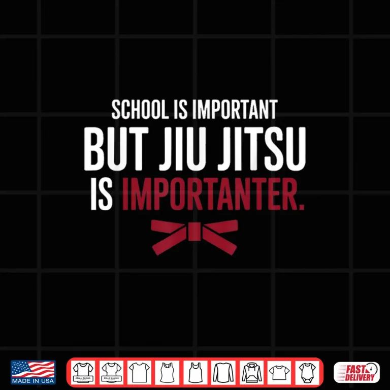 Design Is Importanter School Jiu Jitsu BJJ Youth Humor Funny Shirt