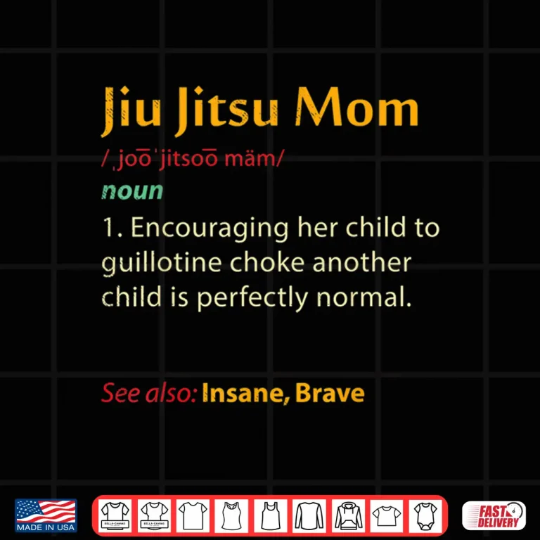 Design Parent Identity Gift Jiu Jitsu Mom Mother BJJ Professional Shirt