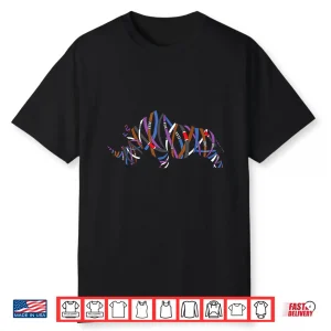Rhino Belt Design Bjj Jiu Jitsu Professional Modern Graphic Shirt