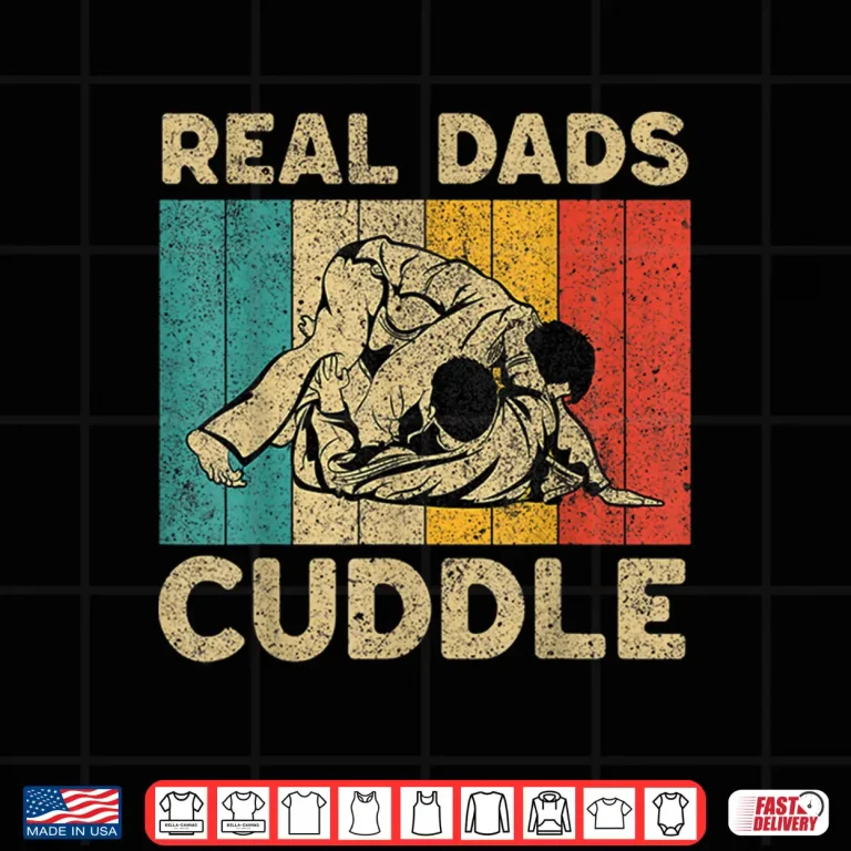Design Real Parents Cuddle BJJ Brazilian Jiu Jitsu Professional Humor Vintage Shirt