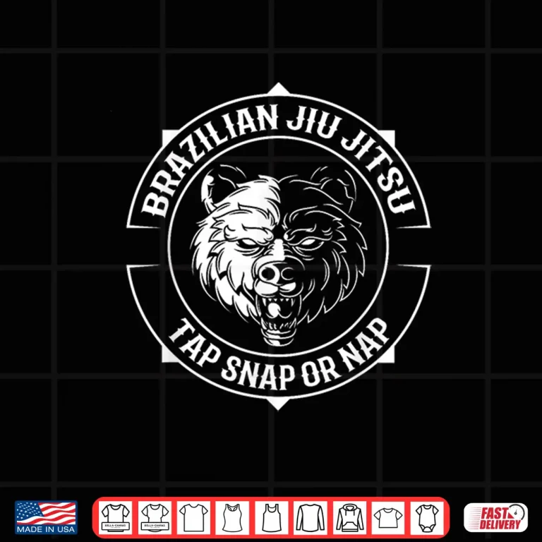 Design Bear Grappling Design Jiu Jitsu Brazilian Jiu Jitsu BJJ Shirt