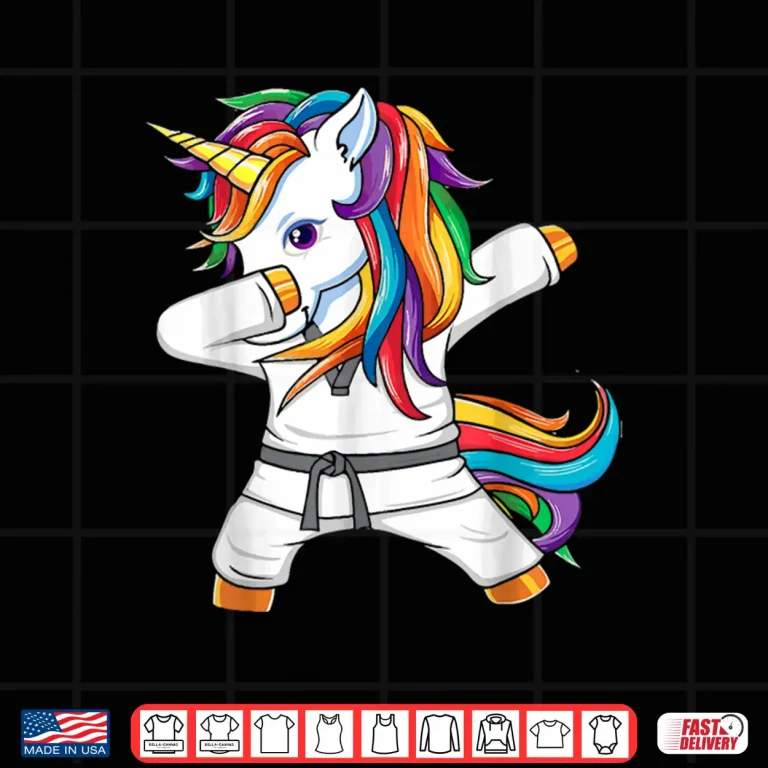 Design Dabbing Unicorn Brazilian Jiu Jitsu BJJ Jew Jitsu Youth Shirt