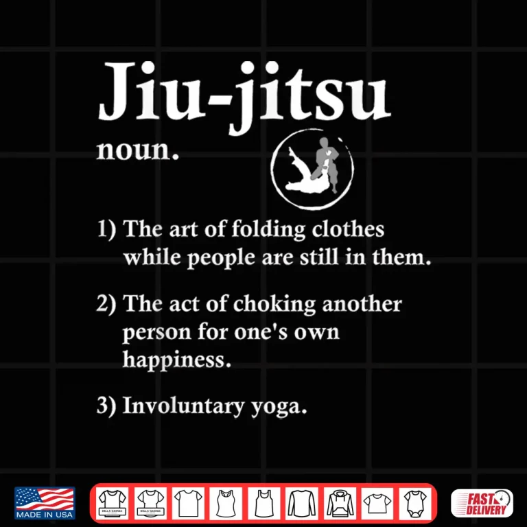 Design Funny Definition Jiu Jitsu BJJ Professional Humor Statement Shirt