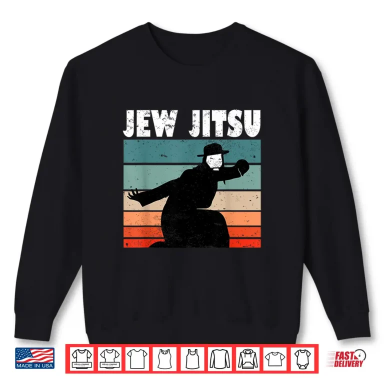 Sweatshirt Jewish Martial Arts Jew Jitsu Jiu Jitsu Krav Maga BJJ Humor Shirt