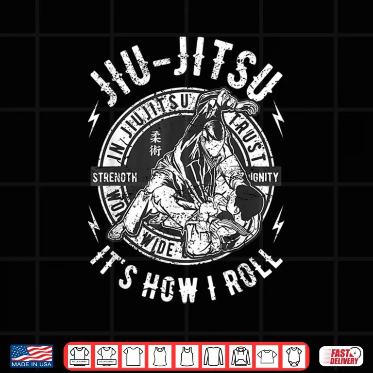 Design Its How I Roll BJJ Brazilian Jiu Jitsu Professional Athletic Shirt