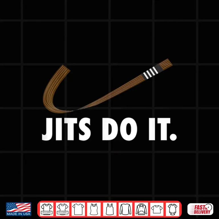 Design Jits Do It Brown Belt Brazilian Jiu Jitsu BJJ Professional Shirt