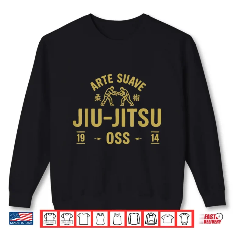 Sweatshirt Arte Suave Jiu Jitsu Nineteen Fourteen Professional Athletic Shirt