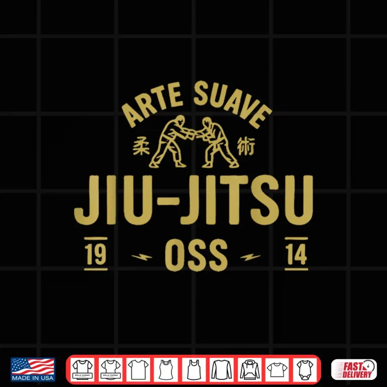 Design Arte Suave Jiu Jitsu Nineteen Fourteen Professional Athletic Shirt