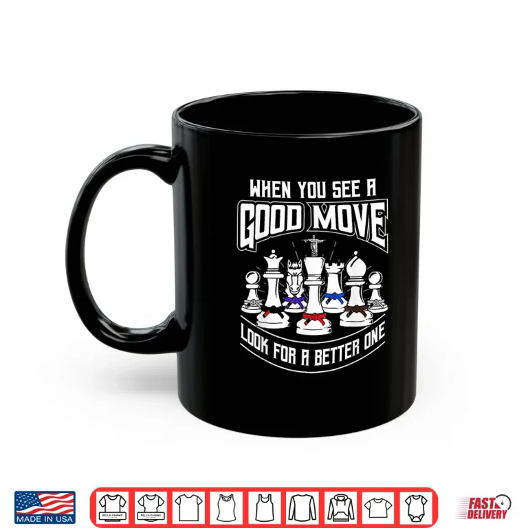 Mug BJJ Chess Brazilian Jiu Jitsu Professional BJJ Gift Shirt