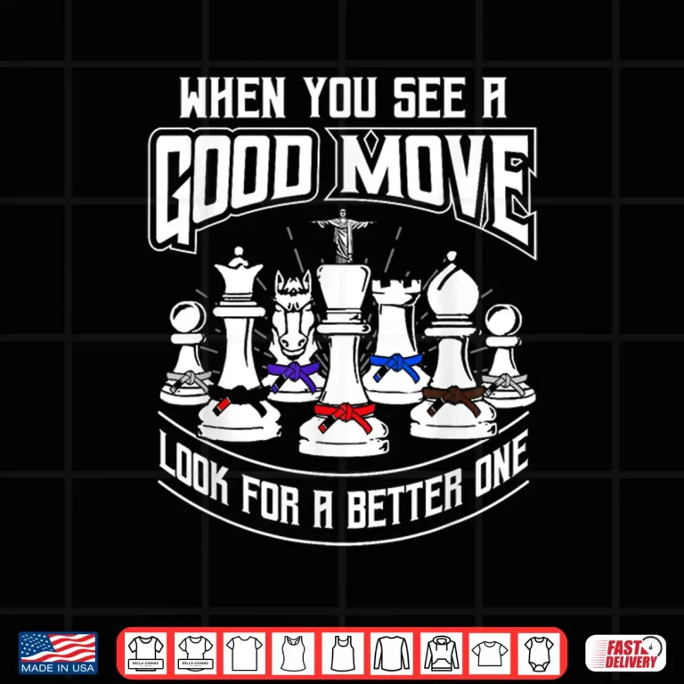 Design BJJ Chess Brazilian Jiu Jitsu Professional BJJ Gift Shirt