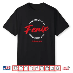 Highlanders Club Fenix Bjj Professional Athletic Graphic Shirt