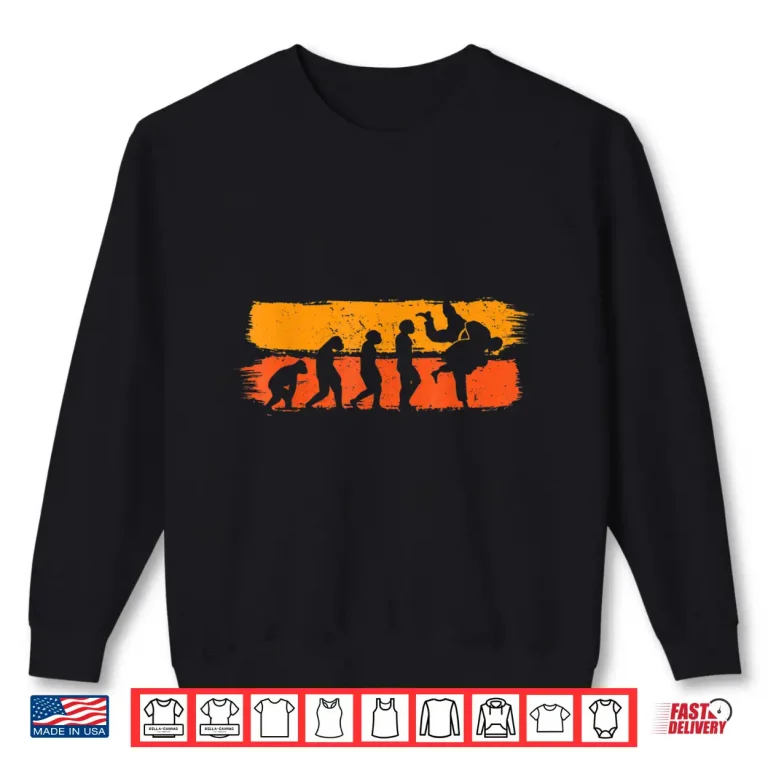 Sweatshirt Evolution Judo Throw Brazilian Jiu Jitsu BJJ Professional Gift Shirt