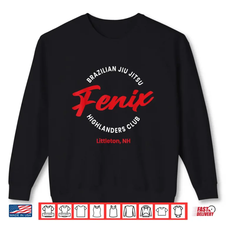 Sweatshirt Highlanders Club Fenix BJJ Professional Athletic Graphic Shirt