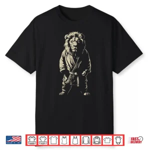 Lion Gi Fighter Jiu Jitsu Parent Martial Arts Identity Shirt