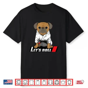 Professional Animal Graphic Bjj Pug Brazilian Jiu Jitsu Gift Shirt