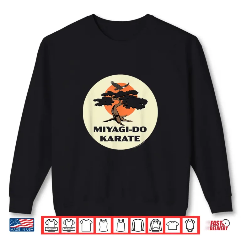 Sweatshirt Eagle Fang Bonsai Tree Dojo Logo Cobra Kai Miyagi Do Karate Shirt