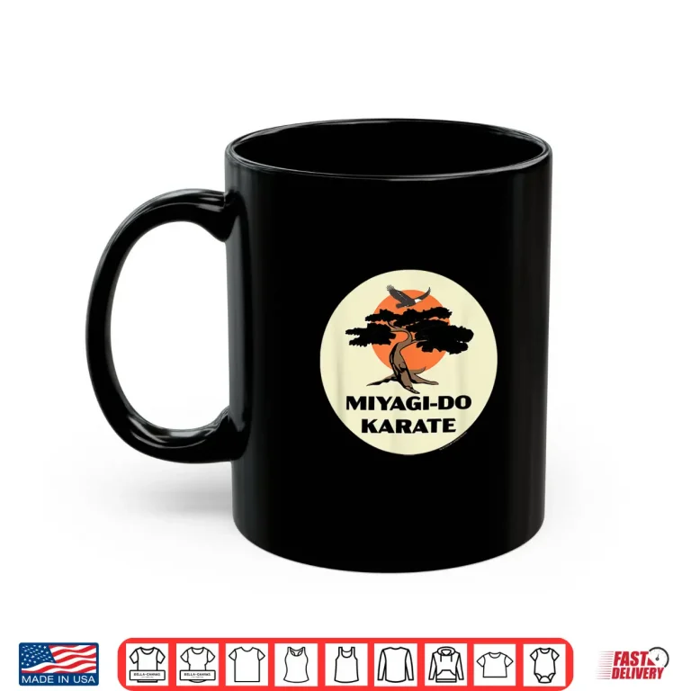 Mug Eagle Fang Bonsai Tree Dojo Logo Cobra Kai Miyagi Do Karate Shirt