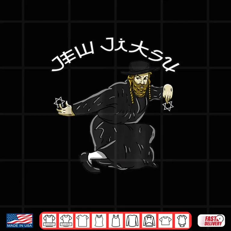 Design Funny Hanukkah Jew Jitsu Karate Jiu Jitsu Martial Arts Gift Shirt