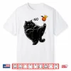 No Kings Meme Kitten Lover Fat Black Cat Professional Humor Shirt