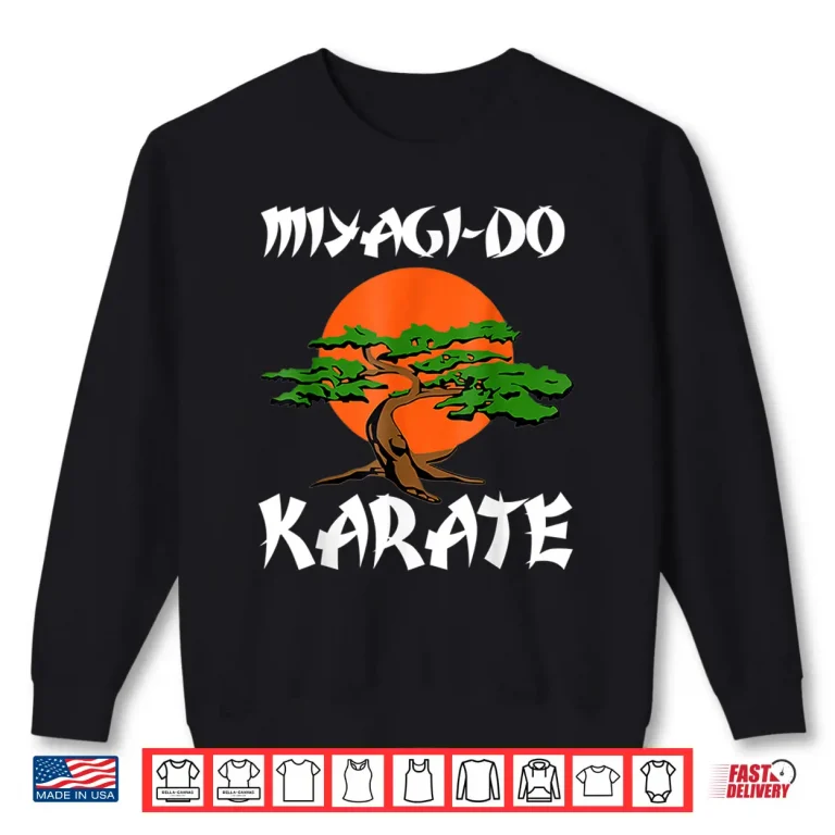 Sweatshirt New Miyagi Do Bonsai Tree Gift Karate Youth Retro Vintage Shirt