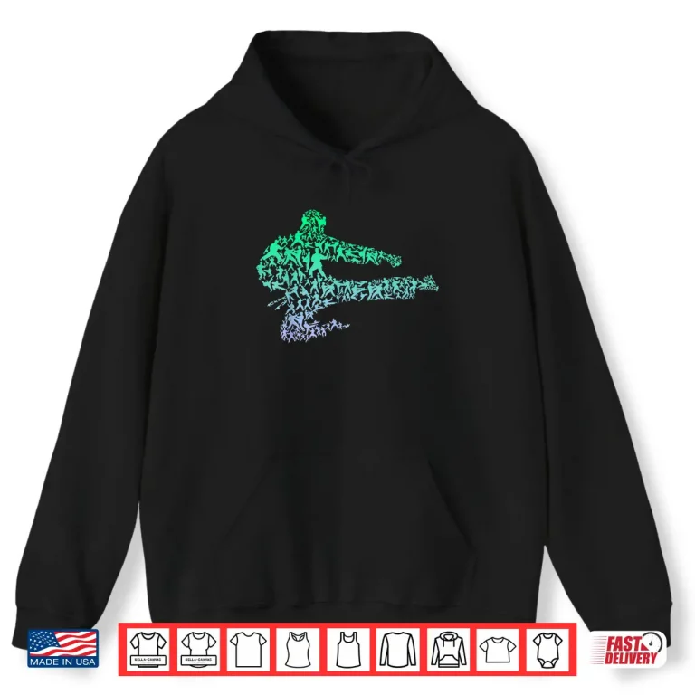 Hoodie Professional Fighter Martial Arts Karate Youth Graphic Apparel Shirt