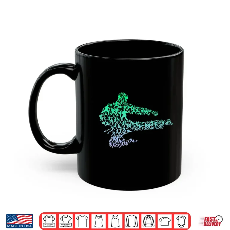 Mug Professional Fighter Martial Arts Karate Youth Graphic Apparel Shirt