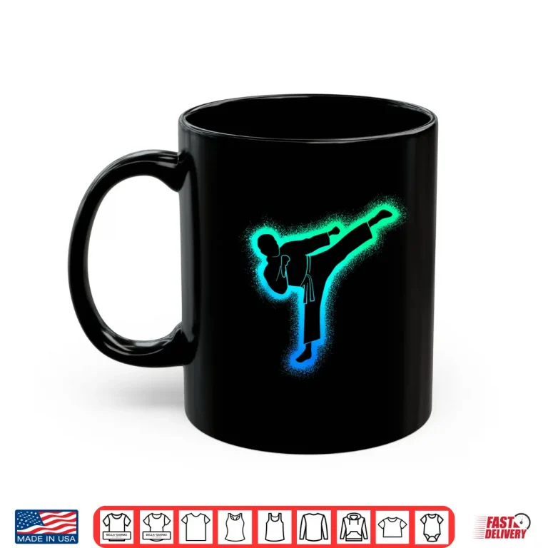 Mug Professional Martial Arts Taekwondo Karate Youth Modern Graphic Shirt