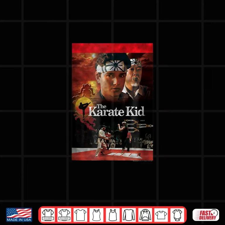 Design Professional Poster Design The Karate Kid Movie Graphic Shirt