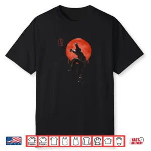 Sumi Ink Crane Kick The Karate Kid Professional Graphic Shirt