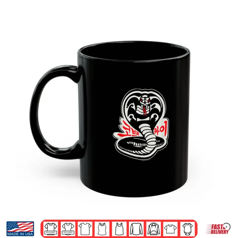 Mug South Korea Snake Logo Sekai Taikai Cobra Kai Karate Dojo Shirt