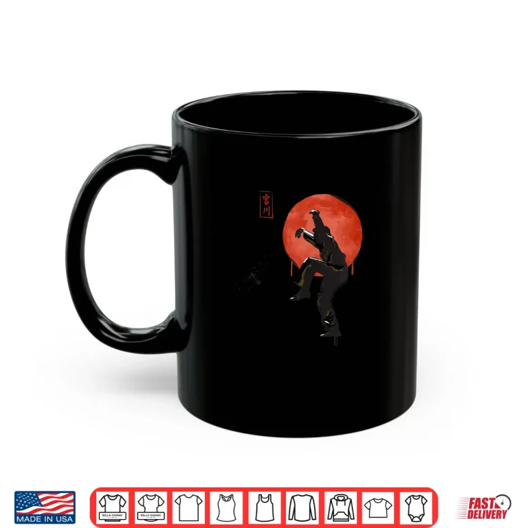 Mug Sumi Ink Crane Kick The Karate Kid Professional Graphic Shirt