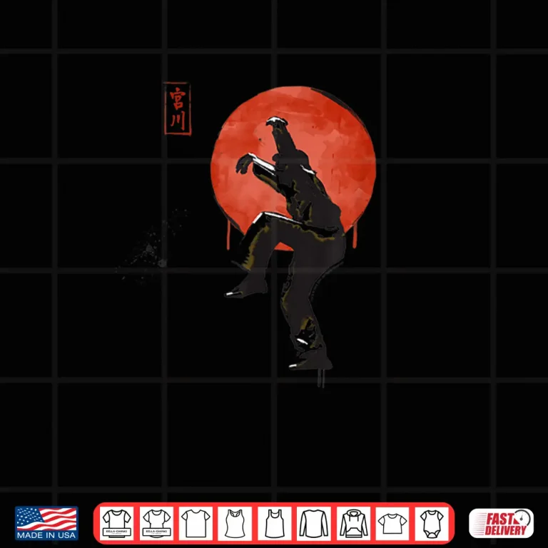 Design Sumi Ink Crane Kick The Karate Kid Professional Graphic Shirt