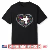 Teens Heart Love Words Karate Professional Martial Arts Shirt