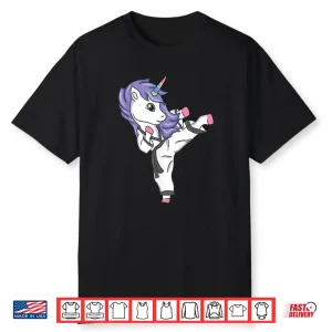 Unicorn Design Karate Taekwondo Martial Arts Professional Humor Shirt