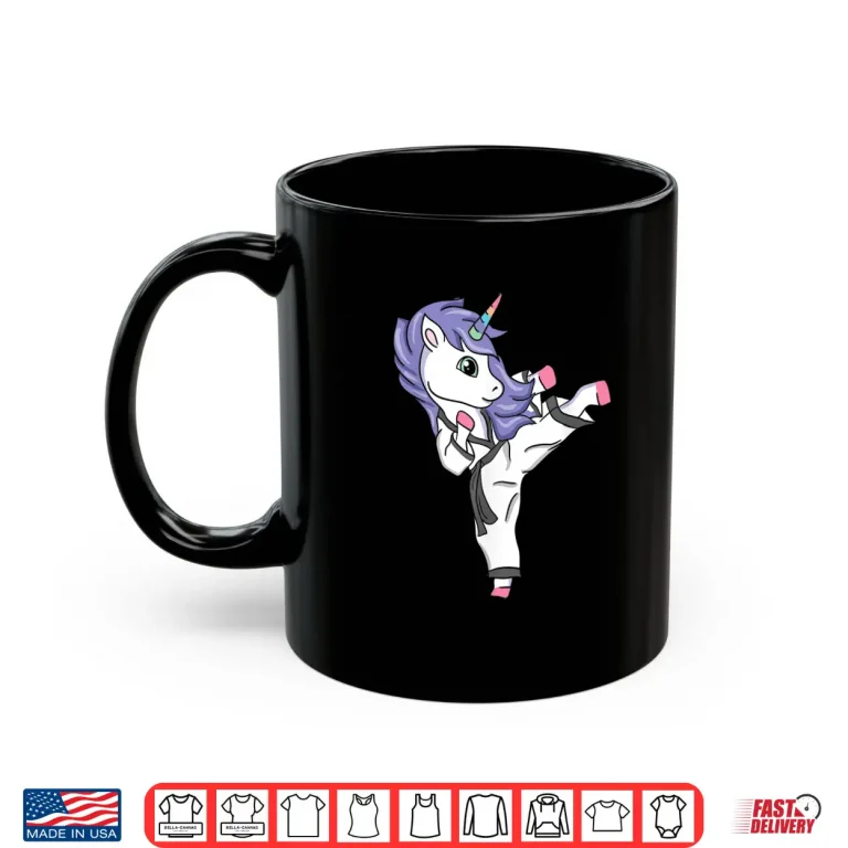 Mug Unicorn Design Karate Taekwondo Martial Arts Professional Humor Shirt