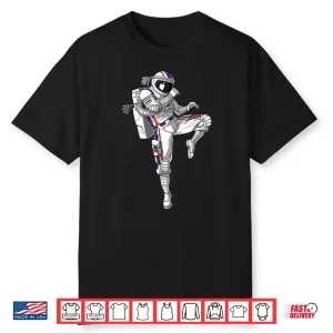 Astronaut Muay Thai Boxing Karate Kickboxing Martial Arts Graphic Shirt
