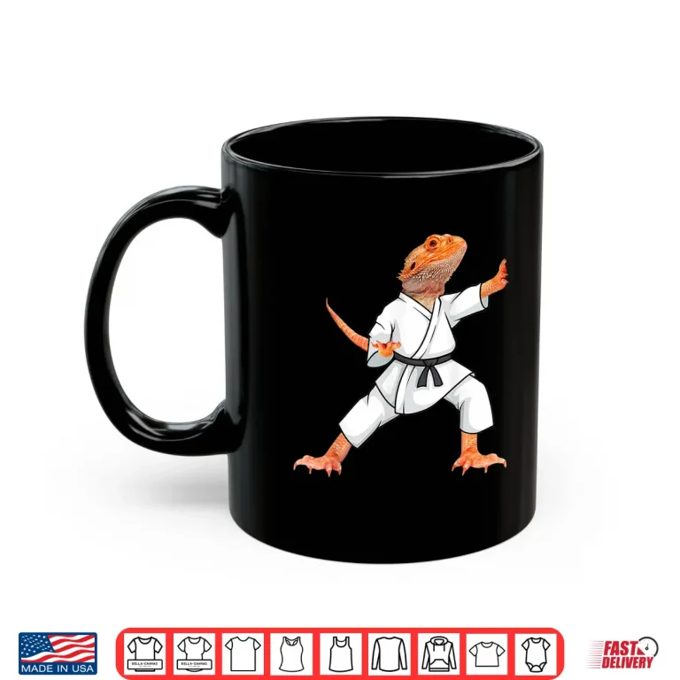 Bearded Dragons Doing Karate Samurai Ninja Lizard Humor Funny Shirt 3 Mug Bearded Dragons Doing Karate Samurai Ninja Lizard Humor Funny Shirt