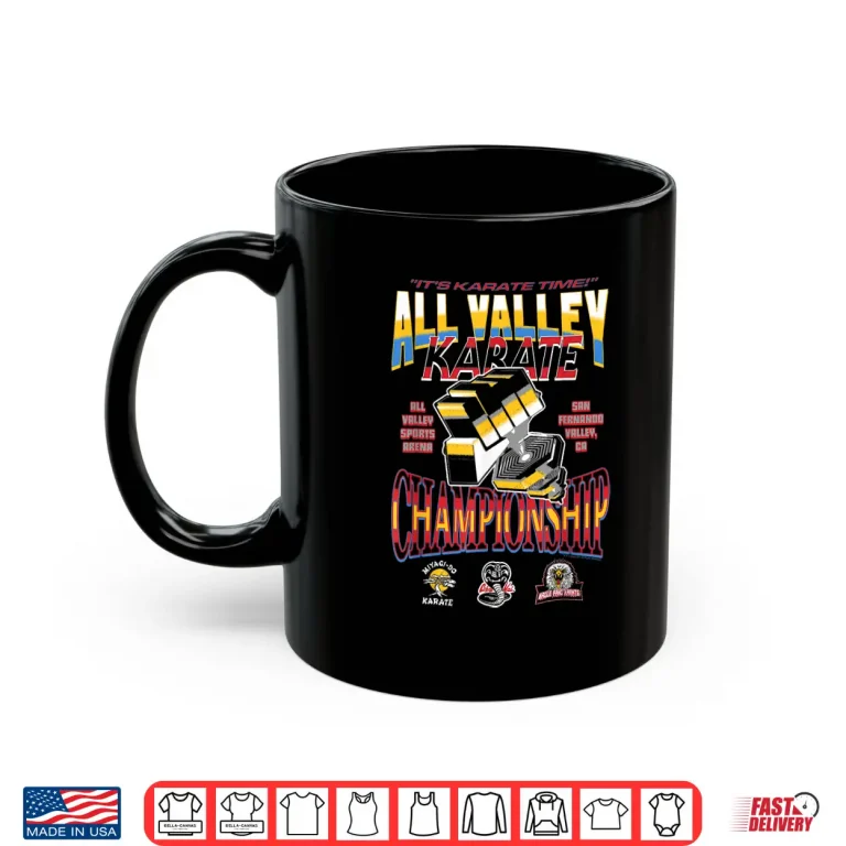 Mug All Valley Championship Cobra Kai Karate Vintage TV Show Shirt