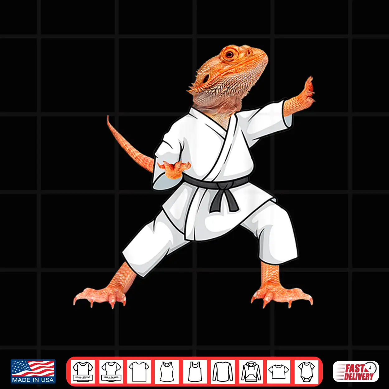 Bearded Dragons Doing Karate Samurai Ninja Lizard Humor Funny Shirt Bearded Dragons Doing Karate Samurai Ninja Lizard Humor Funny Shirt