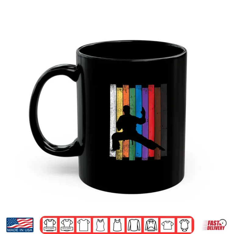 Mug Belt Silhouette Karate Professional Martial Arts Graphic Shirt