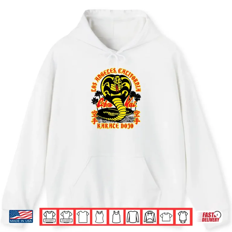 Hoodie Dojo Logo Cobra Kai Karate Professional Graphic Apparel Shirt