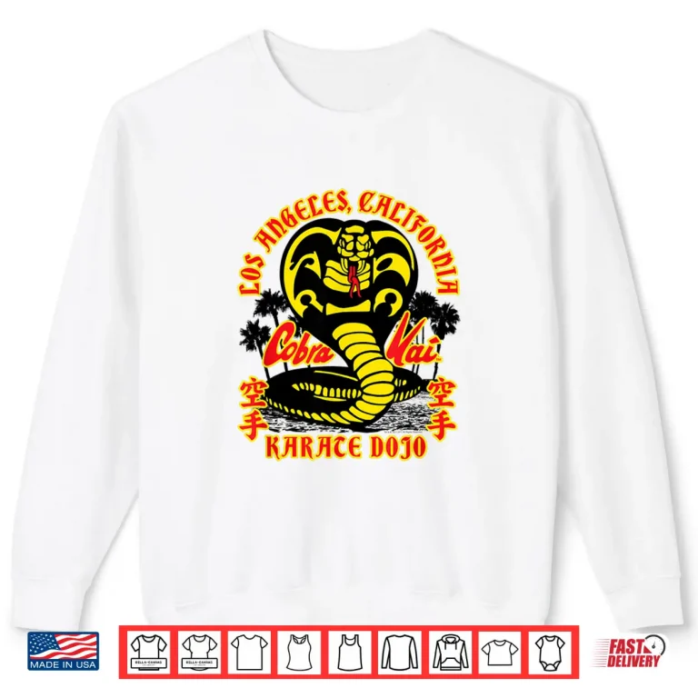Sweatshirt Dojo Logo Cobra Kai Karate Professional Graphic Apparel Shirt