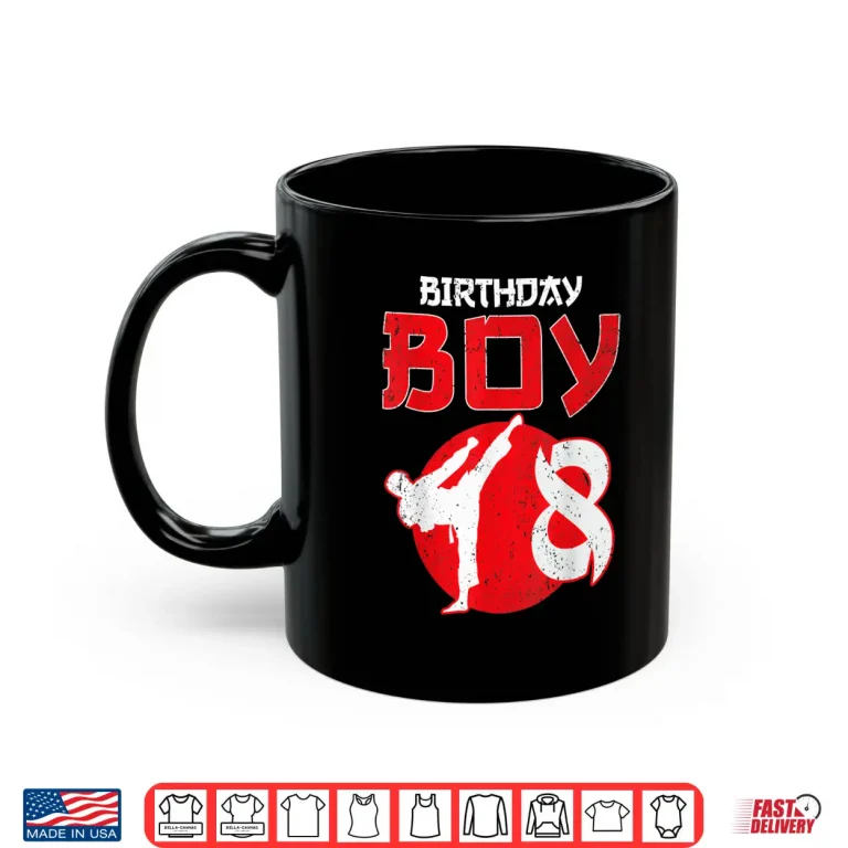 Mug Eighth Birthday Karate Taekwondo Youth Martial Arts Shirt