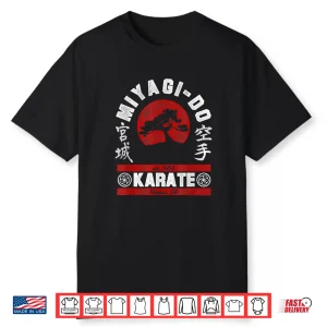 Fight Design The Karate Kid Miyagi Do Movie Graphic Shirt