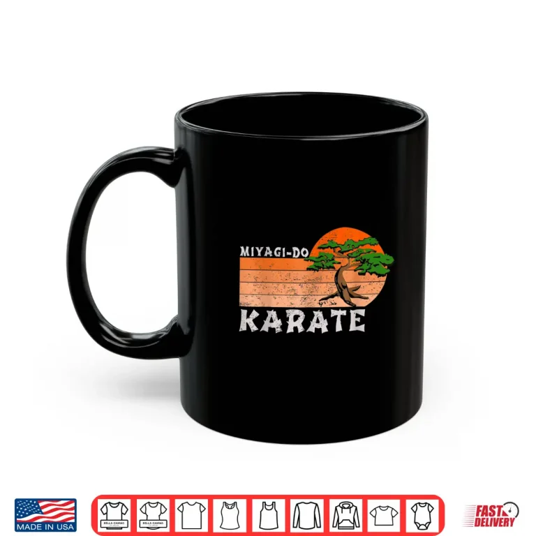 Mug Funny Bonsai Tree Miyagi Do Karate Professional Retro Vintage Shirt