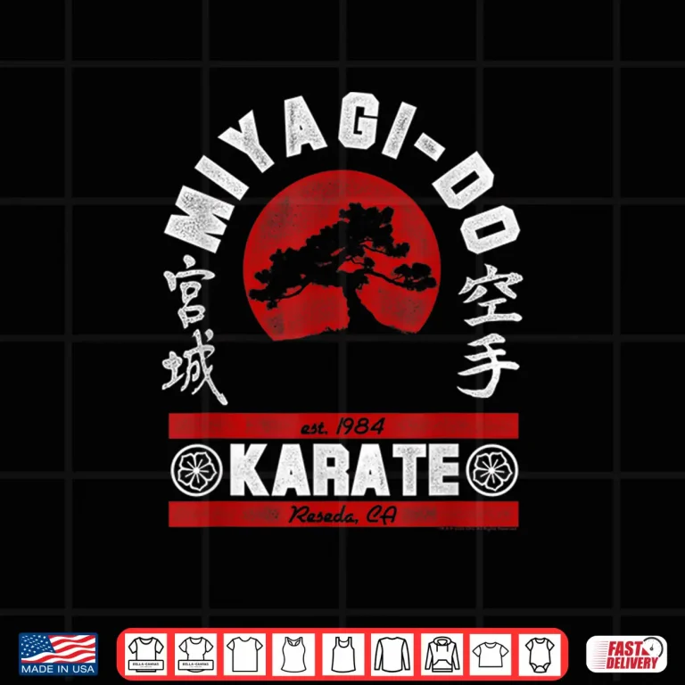 Design Fight Design The Karate Kid Miyagi Do Movie Graphic Shirt