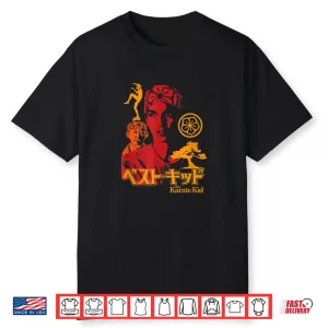 Iconic Professional Design The Karate Kid Movie Graphic Shirt