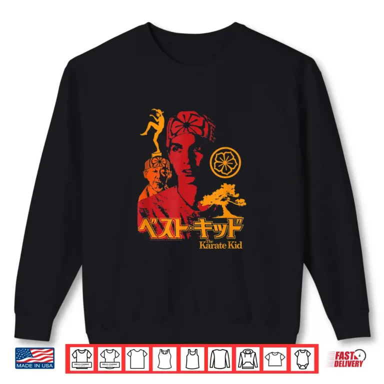 Sweatshirt Iconic Professional Design The Karate Kid Movie Graphic Shirt